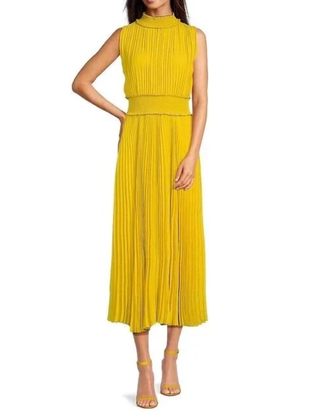 NANETTE LEPORE Pleated Sleeveless Dress Size 6/S